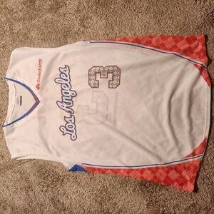 LOS ANGELES CLIPPERS Chris Paul Argyle 2015 Promo Giveaway Jersey -Mens XL Used
